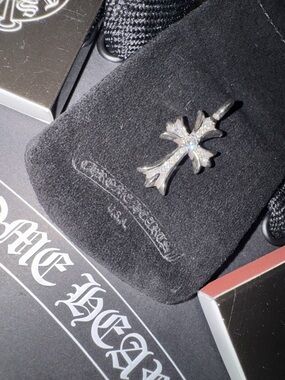 Chrome Hearts Tiny Fat Cross Pendant w/ Dustbag BRAND NEW